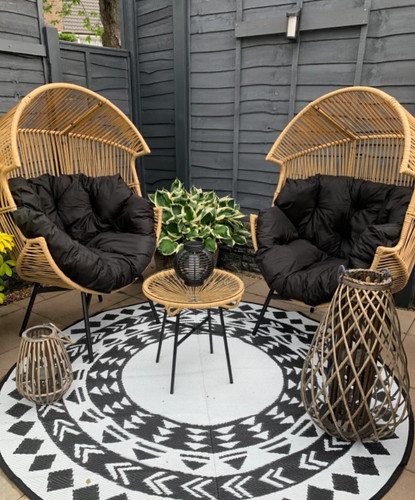 Rattan egg chair garden - rattan, patio