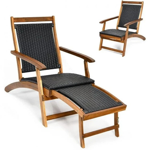 Costway folding deck reclining - costway,