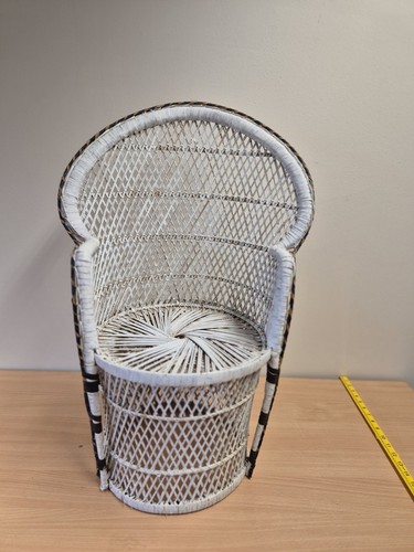 Vintage wicker peacock childs - wicker,