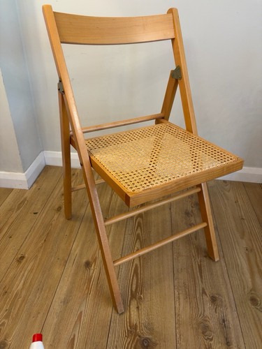 Vintage beech wooden folding - vintage,