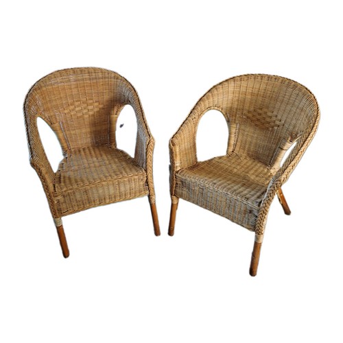 Ikea agen chairs wicker pair - ikea,