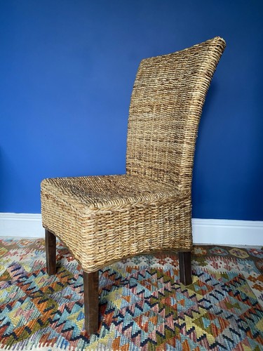 Vintage wicker rattan dining - rattan,