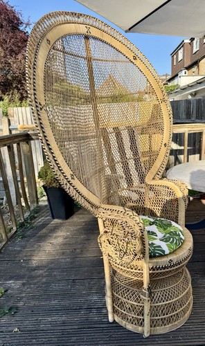 Mid century rattan peacock - mid,