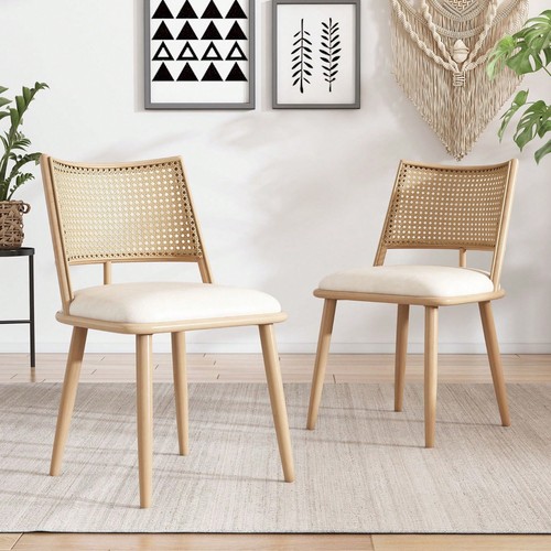 Flieks rattan dining chairs - rattan,