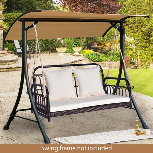 Patio wicker swing chair - wicker,