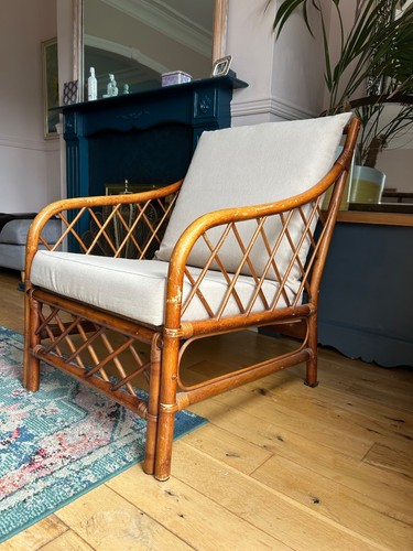 Vintage mid century bamboo - mid-century,