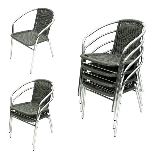 Grey wicker rattan - grey,
