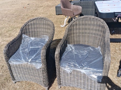 Grey rattan wicker modern - rattan/wicker,