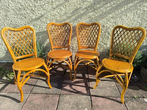 Vintage rattan dining - rattan,