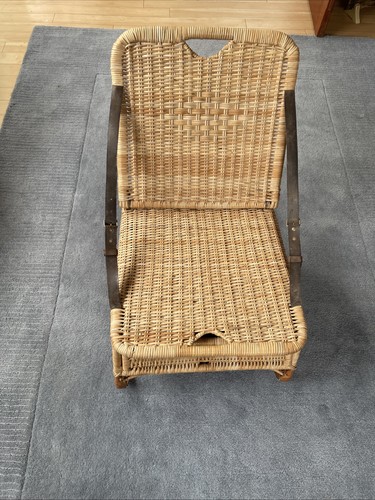 Vintage folding wicker and - vintage,