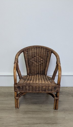 Vintage small rattan - small, wicker