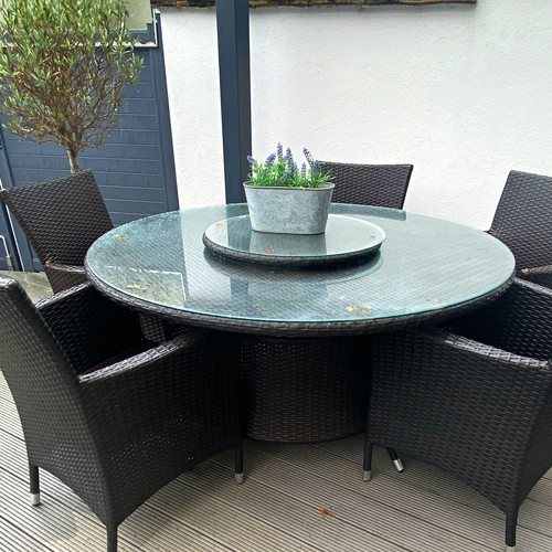 Brown rattan wicker - brown, rattan/wicker