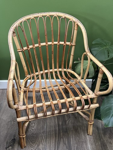 Vintage rattan cane - cane, armchair