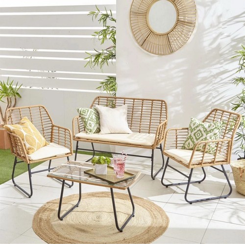 Piece wicker bamboo - wicker, style