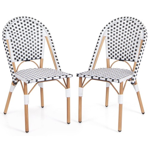 Pack wicker dining chairs - wicker,