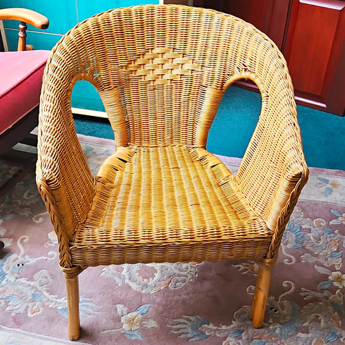 Brown rattan wicker - rattan/wicker, accent