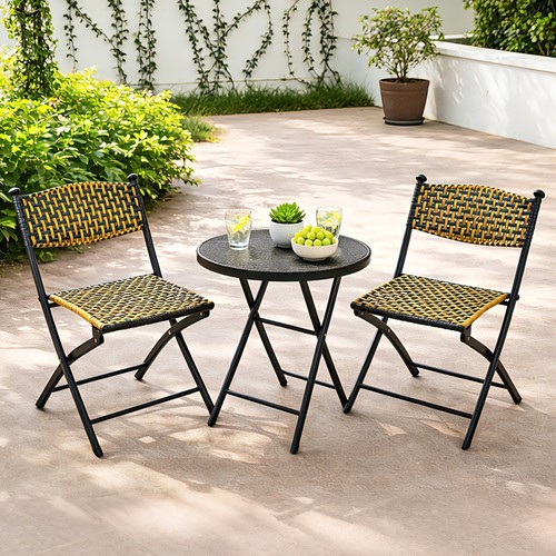 Foldable rattan chair - foldable,