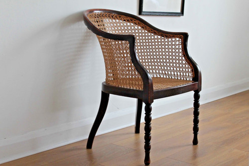 Rattan cane work - cane, arm