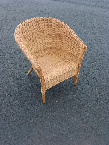 Wicker chair for doll teddy - doll,