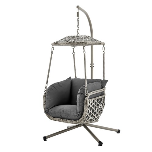Livivo rattan swing chair with - rattan,