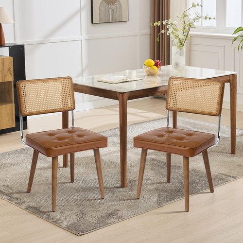 Rattan back dining - rattan,