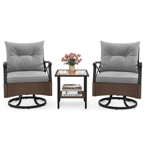 Piece patio swivel - piece,