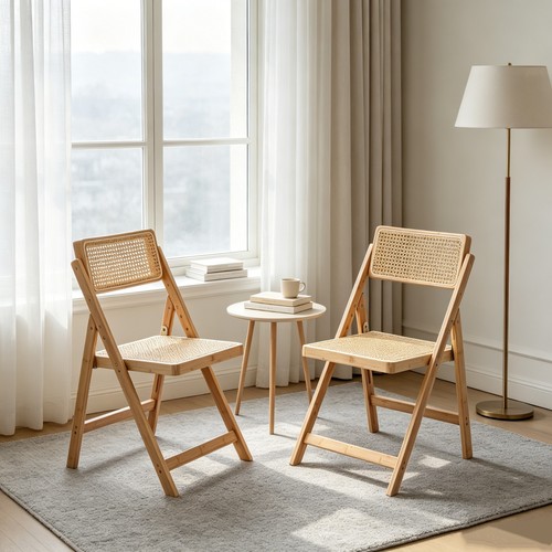 Set rustic chair - rustic, bamboo