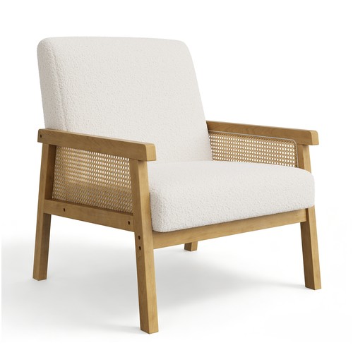 Rattan accent chair - rattan,